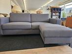 2-Zit + Hocker met opslag - Grijs, 125 cm of meer, 125 cm of meer, Zo goed als nieuw, Info@homefriesland.nl