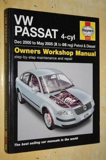 VW Passat 4-cyl Dec 2000 to May 2005 (X to 05 reg) Pet beschikbaar voor biedingen