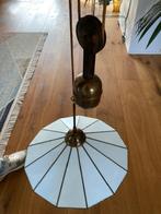 Hanglamp Tiffany's stijl, wit glas in lood, Huis en Inrichting, Lampen | Hanglampen, Minder dan 50 cm, Tiffany's stijl, Zo goed als nieuw