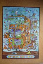 Oude Heye puzzel Mordillo '' EASY RIDER '' + Poster 1500 st., Ophalen of Verzenden, 500 t/m 1500 stukjes, Gebruikt, Legpuzzel