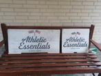 Houten SUPERDRY Athletic Essentials borden, Ophalen of Verzenden, Zo goed als nieuw, Reclamebord