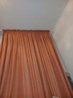 2 katoenen gordijnen 245 cm h x 145 b, Huis en Inrichting, Stoffering | Gordijnen en Lamellen, Ophalen of Verzenden, Gebruikt