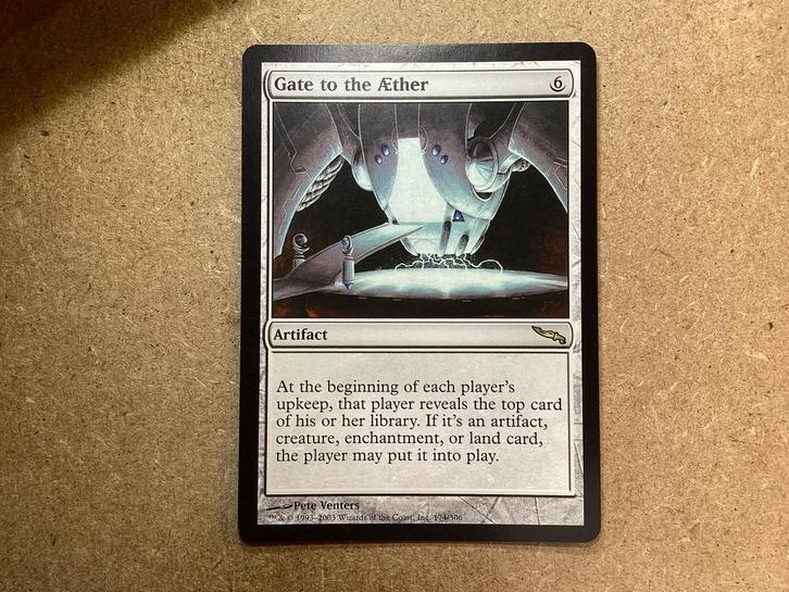 1x Gate to the Aether [174/306] (Excellent), Hobby en Vrije tijd, Verzamelkaartspellen | Magic the Gathering, Zo goed als nieuw