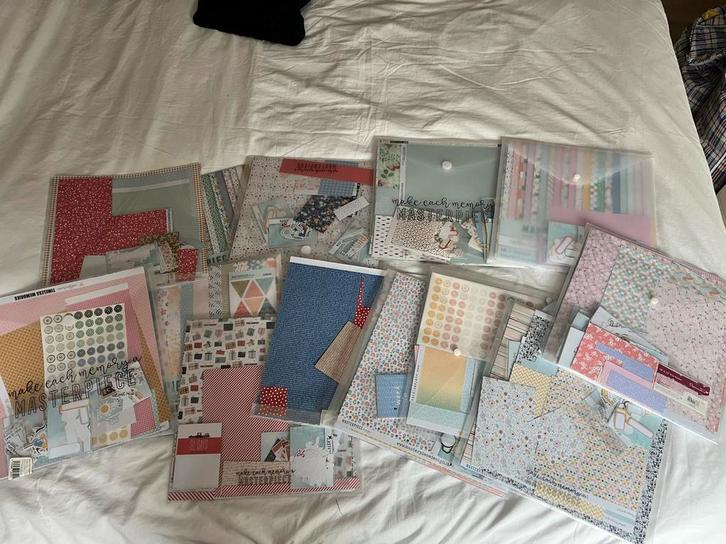 Masterpiece Design Scrapbook Kits - 13 stuks, Hobby en Vrije tijd, Scrapbooking, Zo goed als nieuw, Overige typen, Overige merken