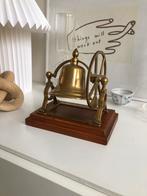 Antique vintage ship's bell with pulley England, Ophalen of Verzenden