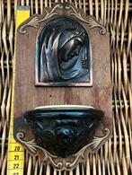 Wijwaterbakje , Onze Lieve Vrouwe, antiek mooi!, Ophalen of Verzenden