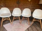 4x Fanbyn IKEA kuipstoelen, Wit, Zo goed als nieuw, Vier, Modern