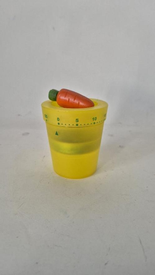 Keukenwekker, grappig design met wortel. 9cm. 7C15, Huis en Inrichting, Keuken | Keukenbenodigdheden, Gebruikt, Ophalen of Verzenden