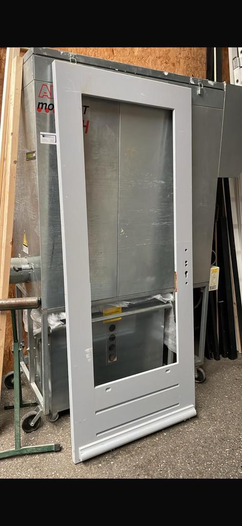 Splinter nieuwe hardhouten voordeur, Doe-het-zelf en Verbouw, Deuren en Horren, Nieuw, Buitendeur, 200 tot 215 cm, 80 tot 100 cm