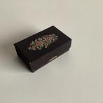 vintage petit point juwelendoosje met knipper, Ophalen of Verzenden