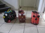 Trunki koffers - 3 stuks, Gebruikt, Hard kunststof, Minder dan 50 cm, Minder dan 35 cm