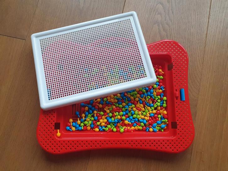 Mozaïekbord - Creatief Speelgoed, Kinderen en Baby's, Speelgoed | Educatief en Creatief, Gebruikt, Knutselen, Puzzelen, Ophalen of Verzenden