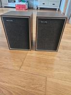 Philips RH 411 10W.Vintage speakers uit de jaren 70, Philips, Gebruikt, Ophalen of Verzenden, Minder dan 60 watt