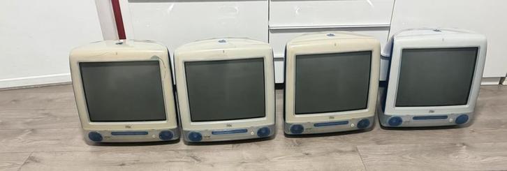 Vintage partij vijf oude Apple iMAC, Antiek en Kunst, Antiek | Tv's en Audio, Ophalen