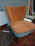 Vintage cocktail fauteuil jaren 50 60, Huis en Inrichting, Fauteuils, Ophalen, Gebruikt, Stof, 50 tot 75 cm
