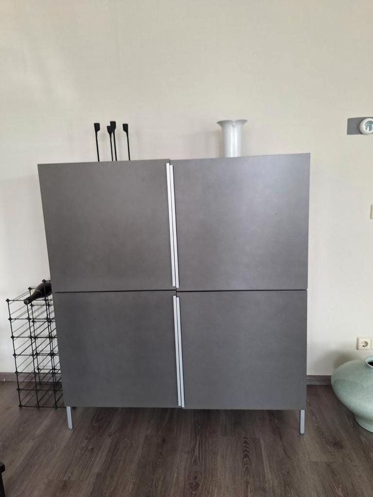 Pastoe kast, jaren '90, muisgrijs, Huis en Inrichting, Kasten | Dressoirs, Ophalen of Verzenden