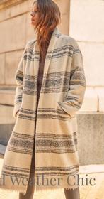 Isabel Marant Etoile heerlijke ruime dekenjas Faby Fr mt 40, Overige kleuren, Gedragen, Ophalen, Maat 38/40 (M)