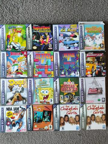 Gameboy advance spellen beschikbaar voor biedingen