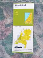 ANWB Toeristenkaart nr. 5 - Randstad - 1982, Verzamelen, Ophalen of Verzenden, Gebruikt