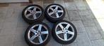 17 inch velgen inclusief zomerbanden 5x112, Ophalen, Gebruikt, Banden en Velgen, 17 inch