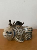 Antieke 18/19 de eeuw aziatische opiumpijp porselein karper, Ophalen of Verzenden