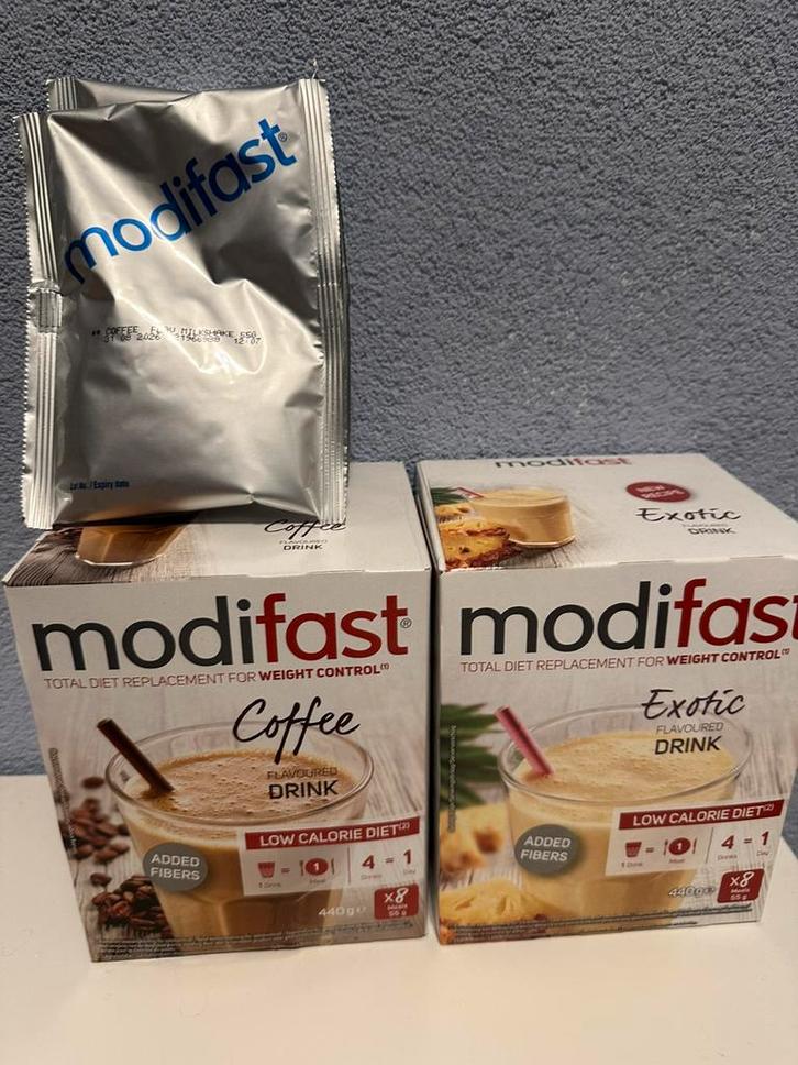Modifast drink maaltijden (18 maaltijden), Sieraden, Tassen en Uiterlijk, Uiterlijk | Dieet en Afvallen, Nieuw, Overige typen