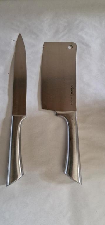 Ah vivo villeroy en boch rvs messen hakmes en vleesmes beschikbaar voor biedingen