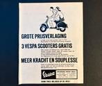 Advertentie ‘Vespa scooters’ (1961), Ophalen of Verzenden, 1960 tot 1980, Knipsel(s)