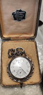 Zenith zilveren zaak horloge 0.800, Ophalen of Verzenden, Zilver, Overige merken