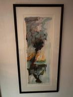 Zeefdruk Richard Smeets - Trein in Landschap, Ophalen of Verzenden