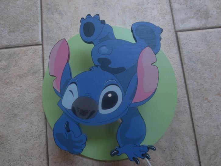 Stitch wandlamp, Muurplaat, Kapstok kinderkamer, Kinderen en Baby's, Kinderkamer | Inrichting en Decoratie, Nieuw, Lamp, Ophalen of Verzenden