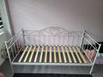 Metalen bed wit 90x200 kinderbed lattenbodem bedbank, Huis en Inrichting, Slaapkamer | Bedden, 90 cm, Ophalen of Verzenden, Eenpersoons