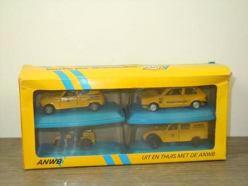 ANWB Wegenwacht Set - VW Golf / Citroen 2CV / Renault 4L /, Hobby en Vrije tijd, Modelauto's | Overige schalen, Zo goed als nieuw