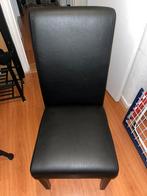 4 eetkamerstoelen voor €50, Ophalen, Zwart, Vier