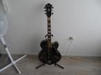 Ibanez AFS-77T Platte Hollow Body Metallic Grey evt Koffer, Ophalen, Zo goed als nieuw, Hollow body, Ibanez