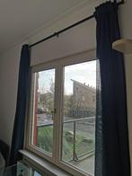 3x gordijnroedes BEKRÄFTA IKEA + 4x vitrage IKEA donkerblauw, Huis en Inrichting, Ophalen, 200 cm of meer, Zo goed als nieuw, 200 cm of meer