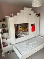 Slaapkasteel en kast, Kinderen en Baby's, Kinderkamer | Stapelbedden en Hoogslapers, Ophalen, Zo goed als nieuw, Hoogslaper