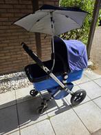 Bugaboo Cameleon 1 blauw combi wagen met extra's, Gebruikt, Bugaboo, Ophalen of Verzenden, Verstelbare duwstang