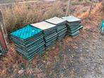 80 rubberen tegels doet een serieuze bod geen losse verkoop, Tuin en Terras, Tegels en Klinkers, Ophalen, Gebruikt, Overige materialen