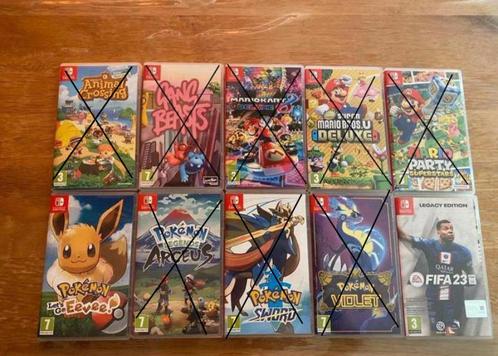 Games voor de nintendo switch, Spelcomputers en Games, Spelcomputers | Nintendo Switch, Zo goed als nieuw, Switch Original, Zonder controller