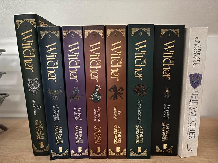 The Witcher Boekenset (8 delen), Boeken, Fantasy, Zo goed als nieuw, Ophalen of Verzenden