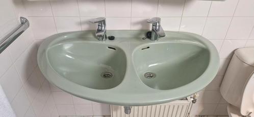 Vintage Wastafel Jaren 60/70, Huis en Inrichting, Badkamer | Badkamermeubels, Gebruikt, Wasbak of Wastafel, Minder dan 100 cm