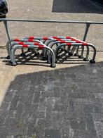 8 gebruikte parkeerbeugels met cilinderslot zware kwaliteit, Ophalen, Hout