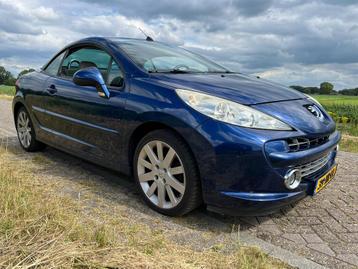 Peugeot 207 1.6 16V CC Cabrio 110KW 2007 Blauw Airco Nap beschikbaar voor biedingen