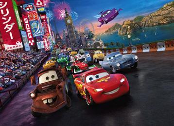 Disney Cars Behang Race - 254x184 cm - Gratis Verzending beschikbaar voor biedingen