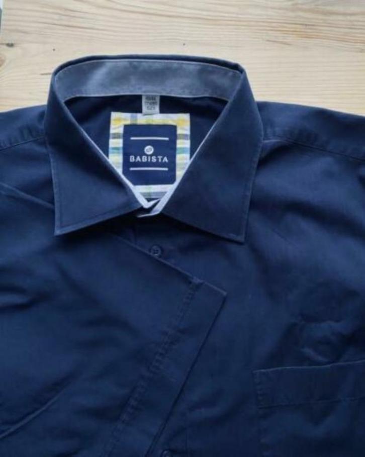 Babista overhemd maat 45/46 NIEUW [vm], Kleding | Heren, Overhemden, Nieuw, Overige halswijdtes, Blauw, Ophalen of Verzenden