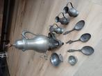 Tinnen kraantjeskan set, Antiek en Kunst, Antiek | Tin, Ophalen
