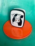 Retro broodtrommel koe oranje zwart kunststof Rosti Mepal, Ophalen of Verzenden, Gebruikt