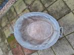 Mooie grote zinken teil 70cm doorsnee, Ophalen, Zo goed als nieuw