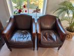 2 schapenleren vintage clubfauteuils i.g.s, €200 p st, Huis en Inrichting, Fauteuils, Ophalen, Gebruikt, Klassiek